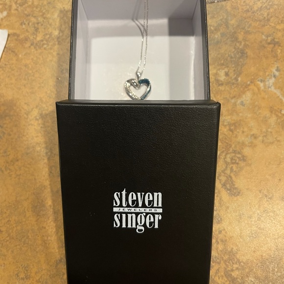Steven singer heart necklace. Retails for 188. - Picture 3 of 3
